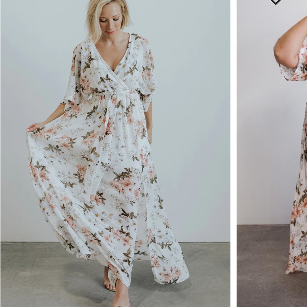 Kimono maxi dress never worn